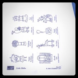 Stampin up. Little hellos  2003
